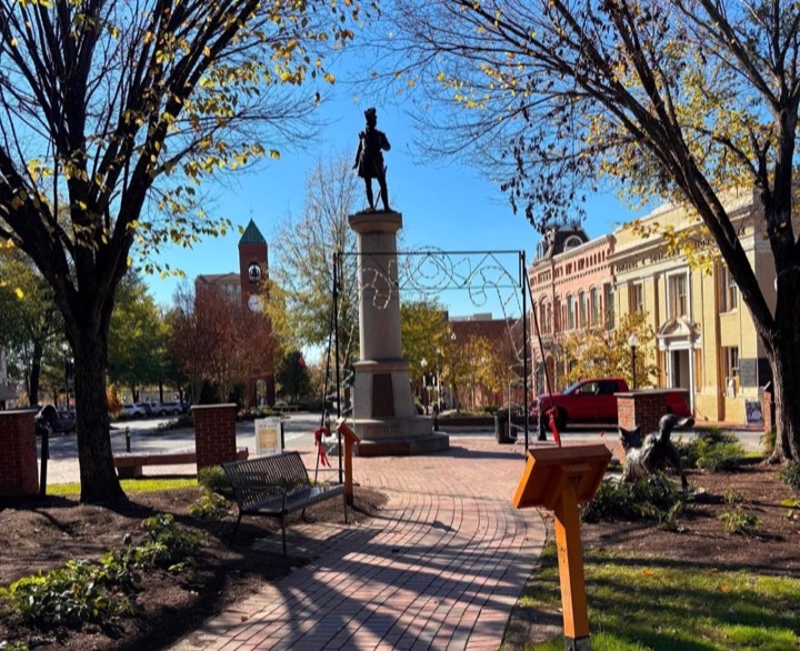 Morgan Square, downtown Spartanburg SC